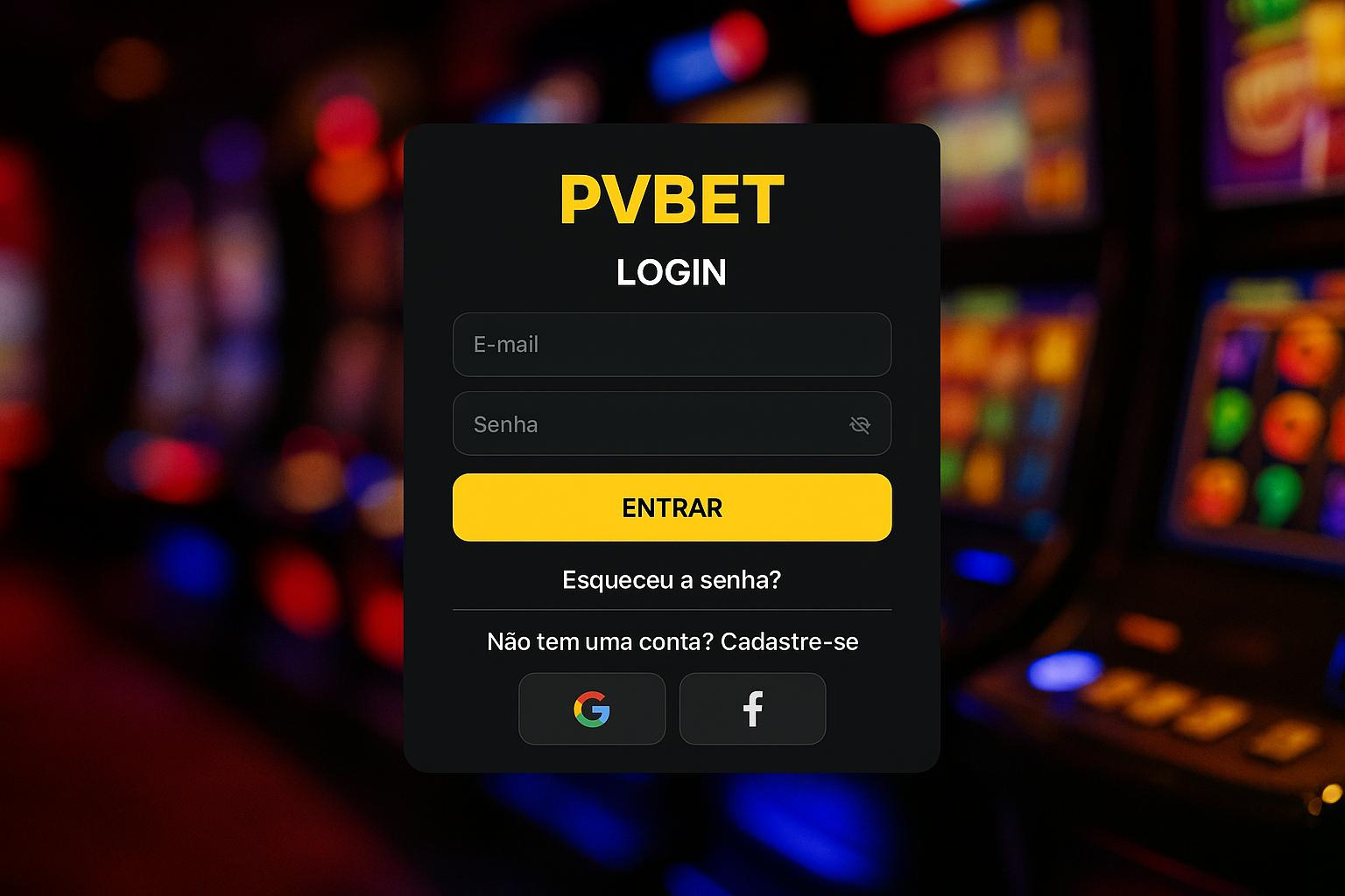 Criar uma nova Conta no plataforma PVBET  